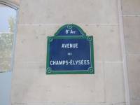 Straenschild Champs-lyses